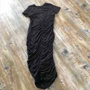 Ruched t-shirt dress